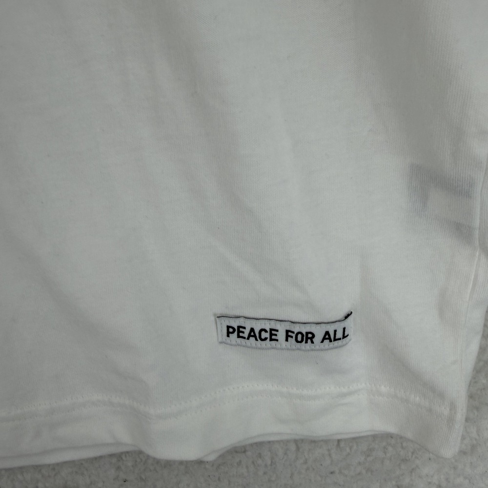 Uniqlo UT Shinya Yamanaka Shirt Mens XL White Peace For All Graphic T-Shirt - Picture 4 of 8
